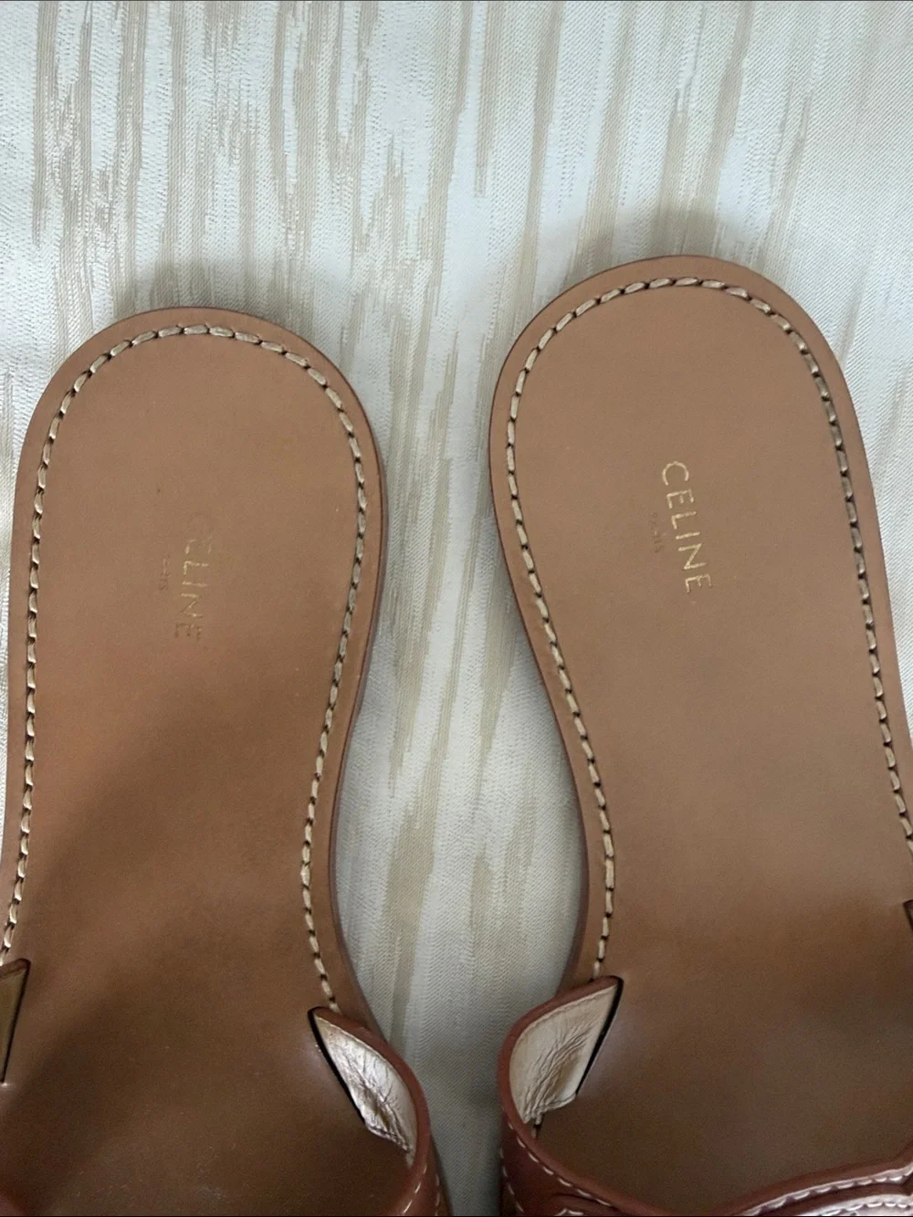 Celine leather slide